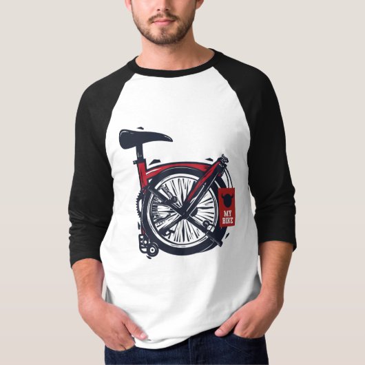 Mijn bike t-shirt (Voorkant)