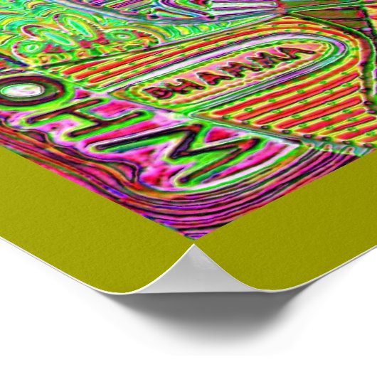 Mijn binnenste is het Poster van de Mind Map (Hoek)