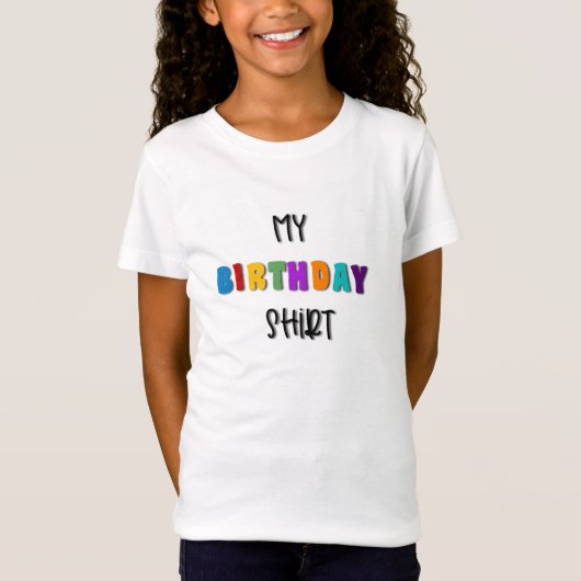 Mijn Birthday Shirt (Voorkant)