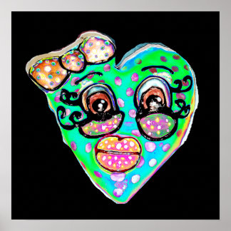 Mijn blauwe hart poster