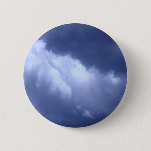 Mijn blauwe hemel ronde button 5,7 cm (Voorkant)