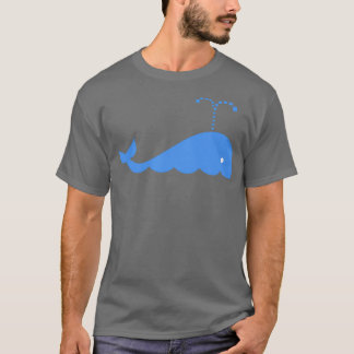 Mijn blauwe walvis t-shirt
