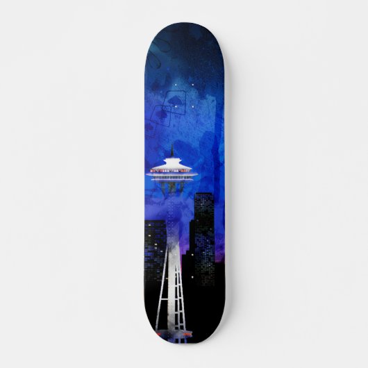 Mijn blauwe wereld skateboard (Voorkant)