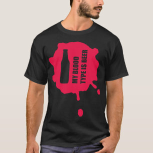 Mijn bloedgroep is bier 1 t-shirt