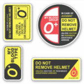 Mijn bloedgroep O plus Stickers Pack (Voorkant)