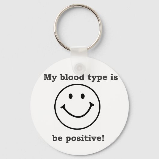 Mijn bloedtype is B+ Sleutelhanger (Voorkant)