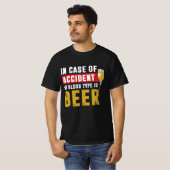 Mijn bloedtype is bier t-shirt (Voorkant volledig)