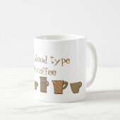 Mijn Bloedtype is Koffie Mok (Voorkant rechts)