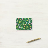 Mijn Bloem Ontwerp 4 Post-it® Notes (Op bureau)