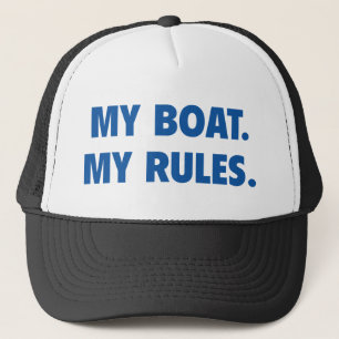 Mijn Boat. Mijn regels. Trucker Pet
