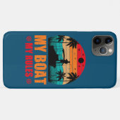 Mijn Boat Mijn Regels Vist de Vintage van het Zonn Case-Mate iPhone Case (Achterkant (horizontaal))