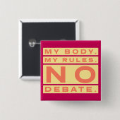 Mijn body Button (Voorkant /achterkant)