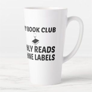 MIJN BOEK CLUB LEZT ALLEEN WIJNETIKETTEN - LATTE MOK