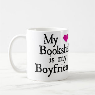 Mijn boekenplank is mijn Boyvriend Mok