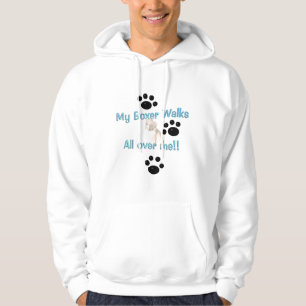 Mijn bokser loopt over mijn swearshirt hoodie
