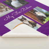 Mijn Bont Baby's Aangepaste foto Sherpa Deken (3/4)