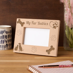 mijn bontbaby's gegraveerde lijstjes