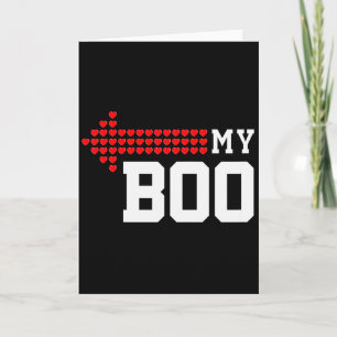Mijn Boo & Mijn Bae Valentijnsdag Cute Koppel Mat Kaart