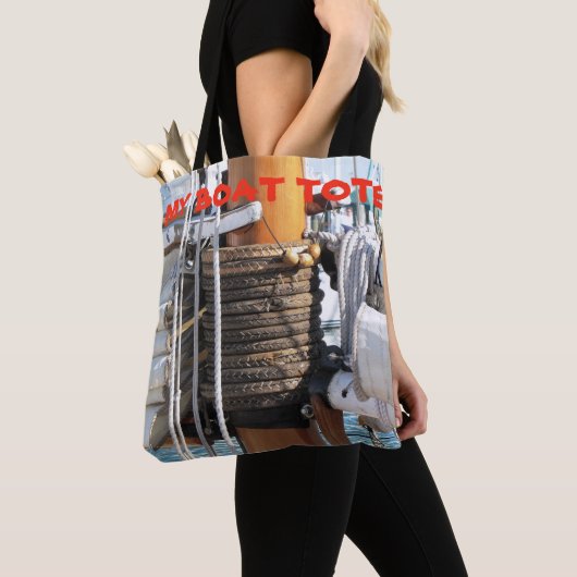 Mijn Boot Canvas tas (Dichtbij)