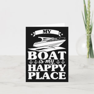 Mijn boot is mijn geluksplek Boot Zeilen Kaart