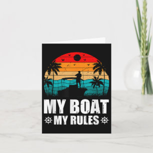 Mijn boot, mijn regels, kapitein van de boot, kapi kaart