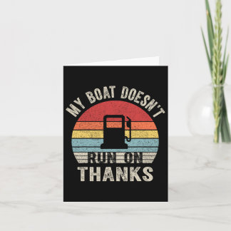 Mijn boot vaart niet op Bedankt bootcadeaus voor B Kaart