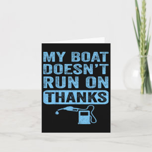 Mijn boot vaart niet op Bedankt bootcadeaus voor B Kaart