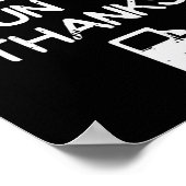 Mijn boot vaart niet op Bedankt Funny Gas Humor Bo Poster (Hoek)