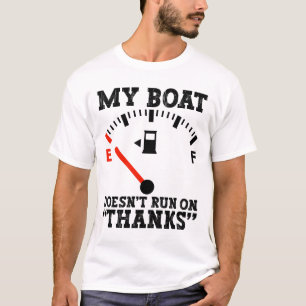 Mijn boot vaart niet op Bedankt T-shirt