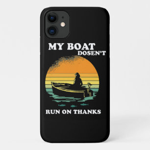 Mijn boot vaart niet op dank je wel iPhone 11 hoesje