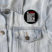 Mijn Bowling Excuses Funny Bowler Ronde Button 5,7 Cm (In situ)