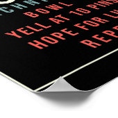 Mijn Bowling-techniek - Bowling Poster (Hoek)