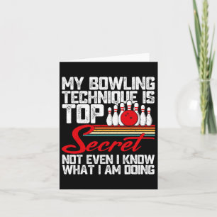 Mijn Bowling-techniek is de meest geheime grappige Kaart