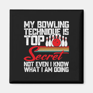 Mijn Bowling-techniek is de meest geheime grappige Magneet