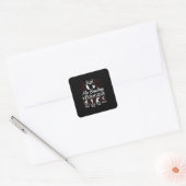 Mijn Bowling-techniek Vierkante Sticker (Envelop)