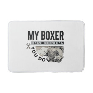 Mijn Boxer Eet Beter Dan Jij Doet Hond Liefhebber Badmat