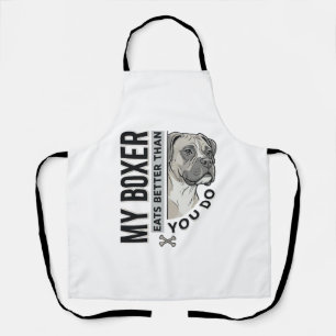 Mijn Boxer Eet Beter Dan Jij Doet Hond Liefhebber Schort