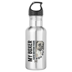 Mijn Boxer Eet Beter Dan Jij Doet Hond Liefhebber Waterfles