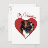 Mijn Boxer Valentijn Feestdagenkaart (Voorkant / Achterkant)
