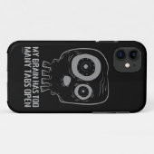 MIJN BRAIN HEEFT TE VEEL TABLETTEN OPEN grappig Case-Mate iPhone Case (Achterkant (horizontaal))