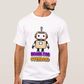 Mijn brein heeft te veel tabbladen open Grappig sh T-shirt