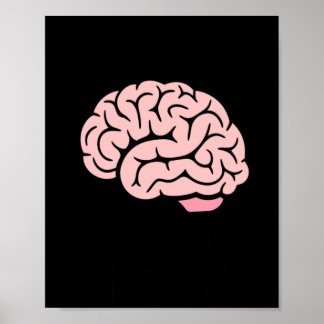 Mijn brein heeft te veel tabbladen open - losgesla poster