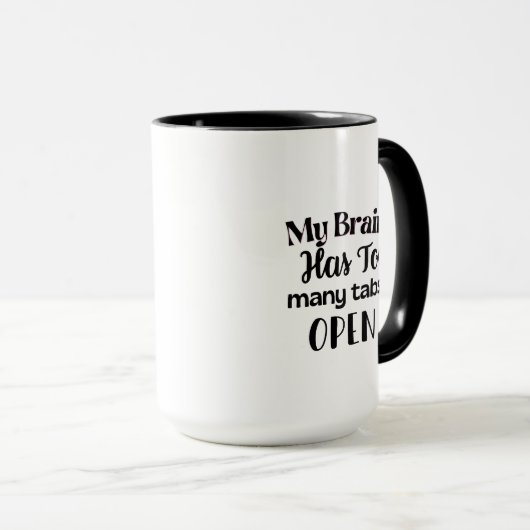 Mijn brein heeft te veel tabbladen open mok (Voorkant rechts)