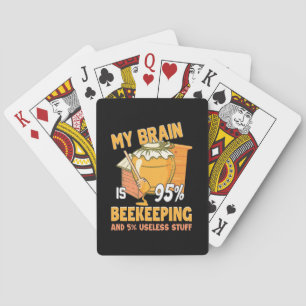 Mijn brein is 95 procent bijenteelt pokerkaarten