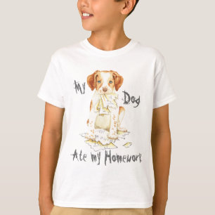 Mijn Brittany Ate My Homework T-shirt