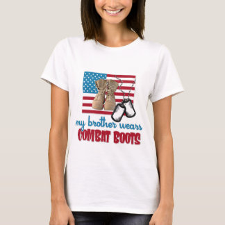 Mijn broer draagt gevechtslaarzen t-shirt