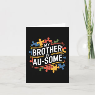 Mijn broer is au-some broer zus autisme waren kaart