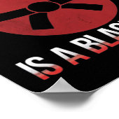 Mijn broer is een Black Belt Martial Arts T-shirt Poster (Hoek)