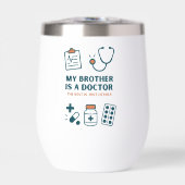 Mijn broer is een Doctor-Funny & Trots Family Desi (Voorkant)