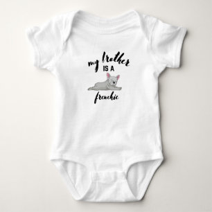 Mijn broer is een frenchie-design romper